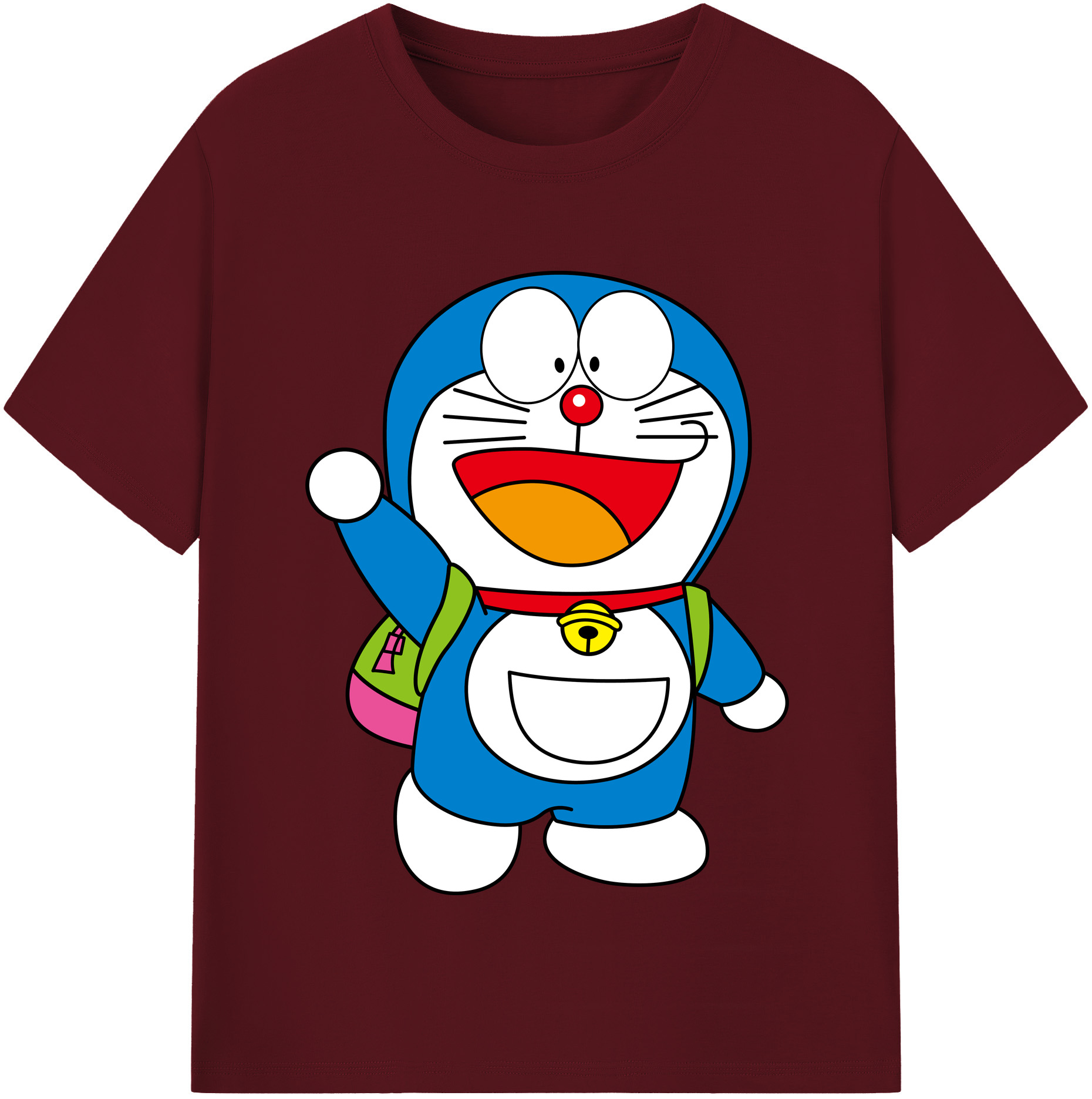 （画像用） ドラえもん Doraemon 綿100％半袖Tシャツ（フロントプリント）